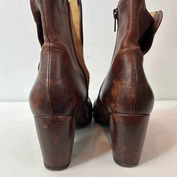 Coclico brown leather booties 38.5 - Picture 9 of 9